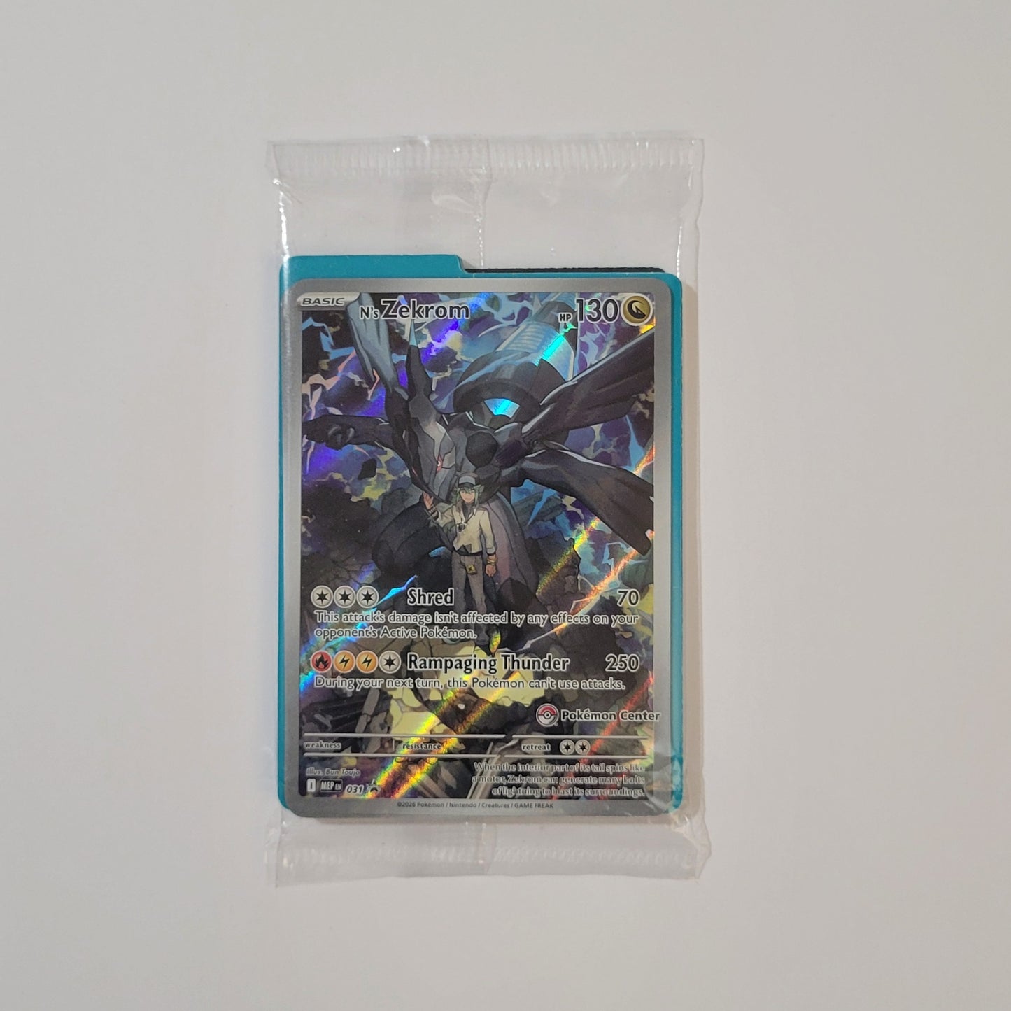 N's Zekrom MEP031 (Sealed) - Black Star Promo (Pokémon Center)