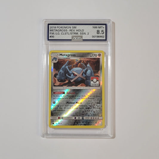 Metagross 95/168 (League Stamped) - Celestial Storm - AGS 8.5