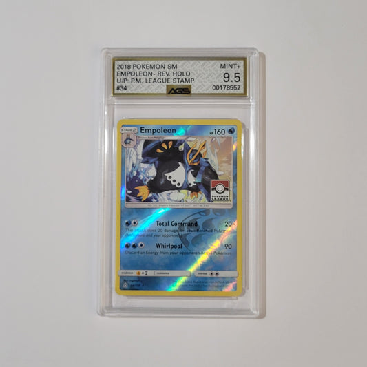 Empoleon 34/156 (League Stamped) - Ultra Prism - AGS 9.5