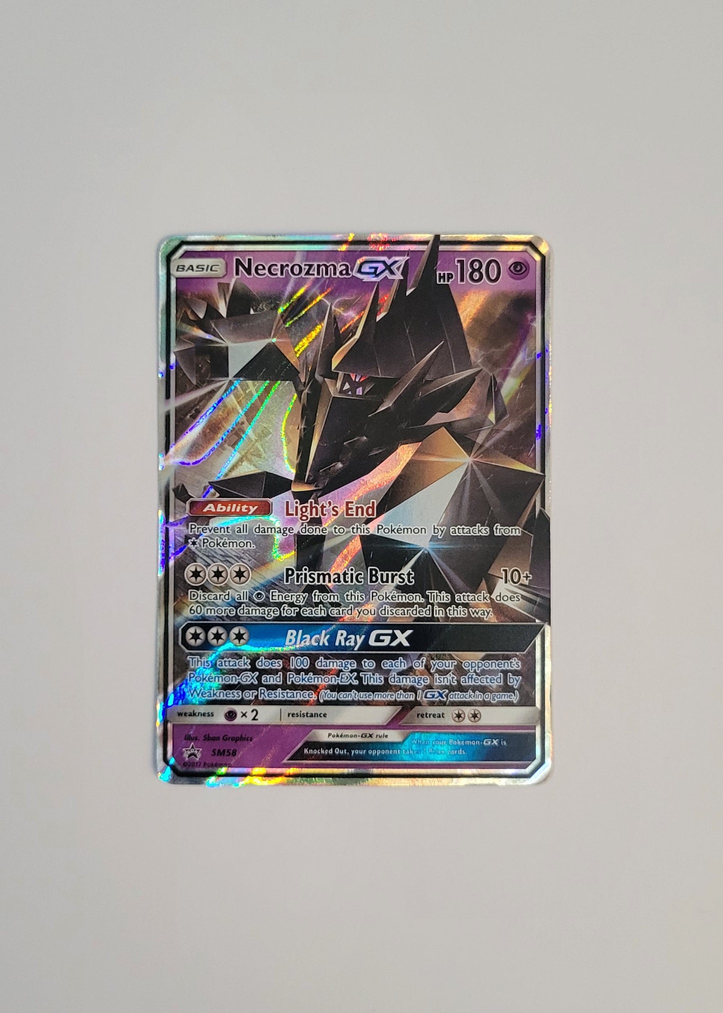 Necrozma GX SM58 - Black Star Promo