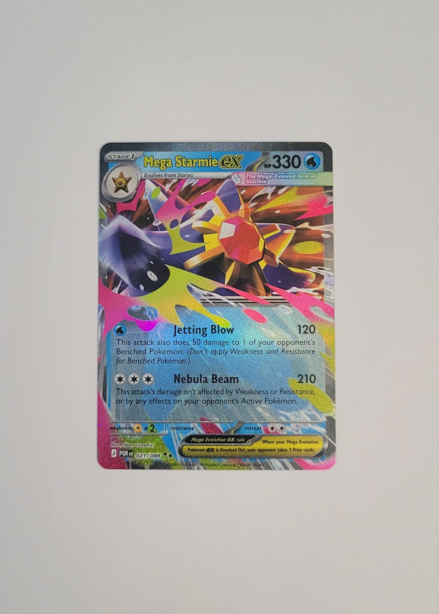 Mega Starmie ex 021/088 - Perfect Order