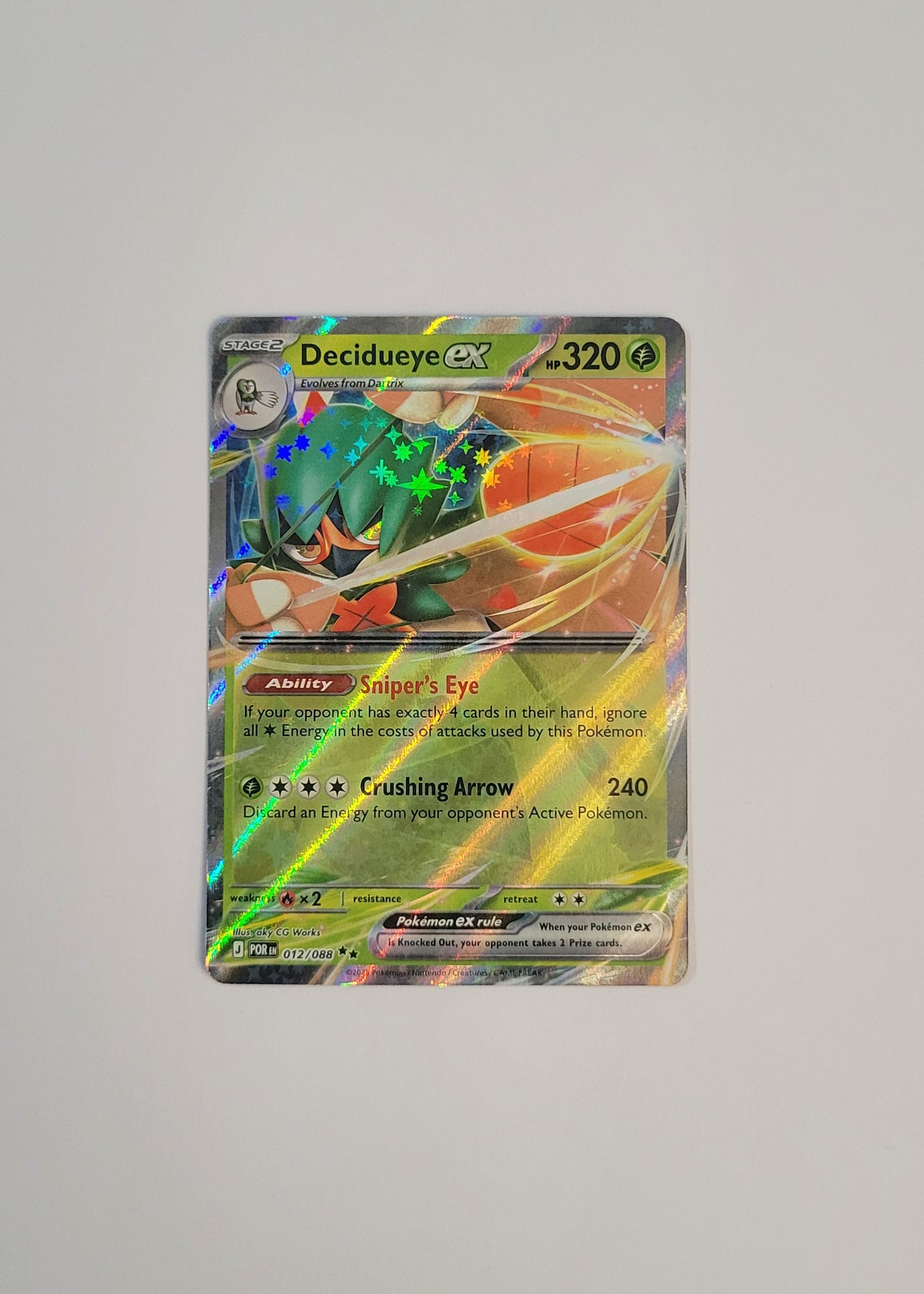 Decidueye ex 012/088 - Perfect Order