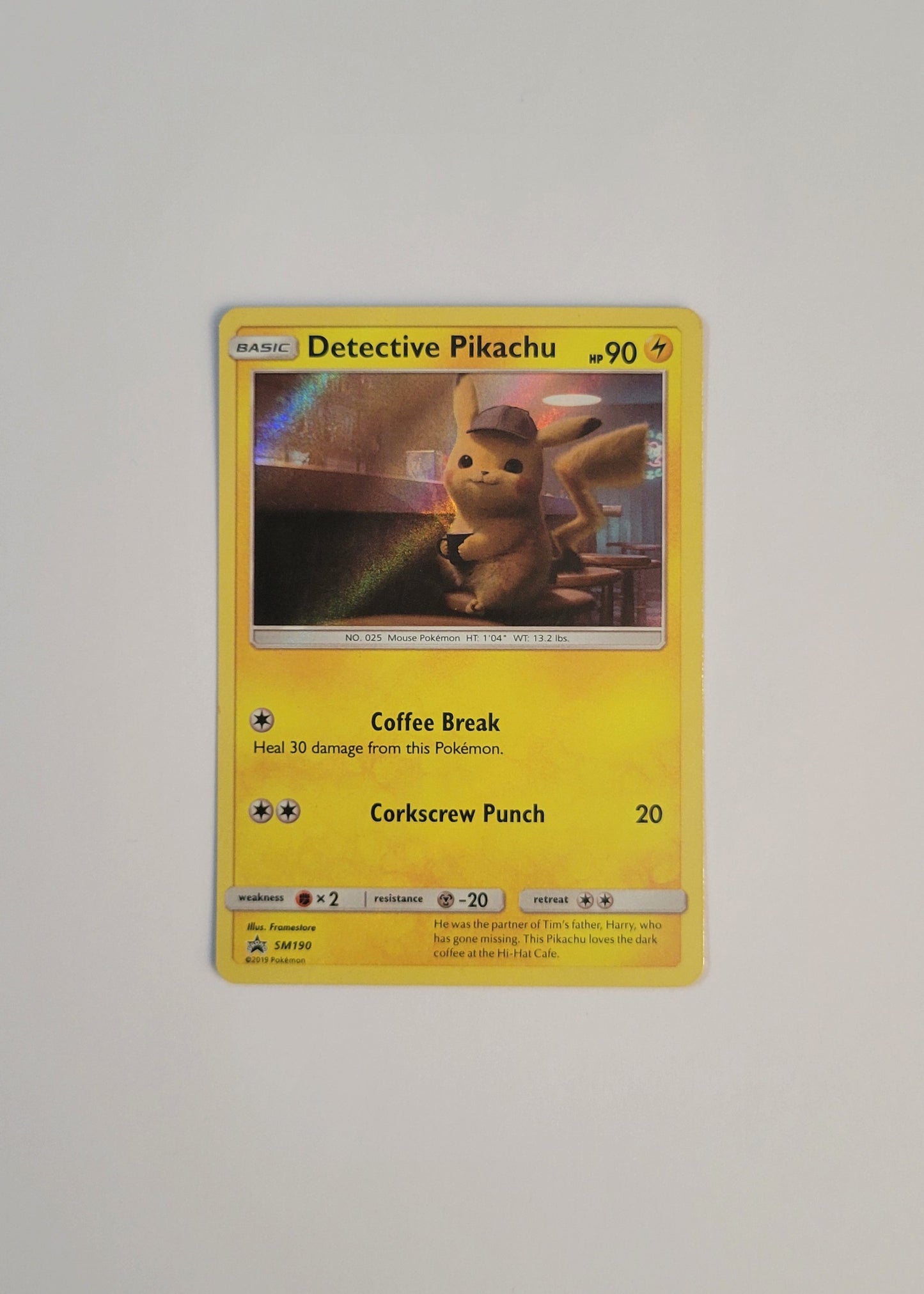 Detective Pikachu SM190 - Black Star Promo