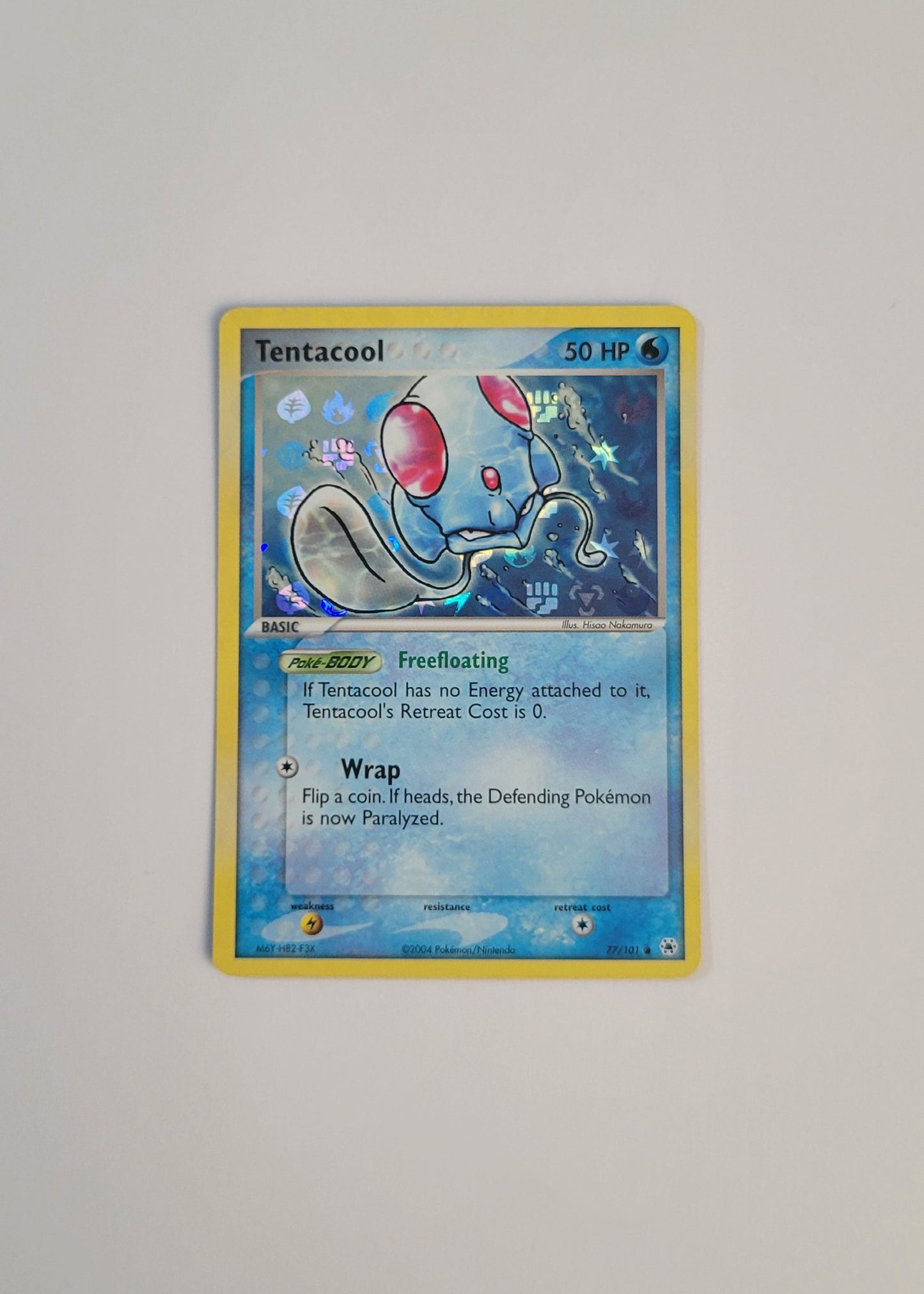 Tentacool 77/101 (Holo) - EX Hidden Legends