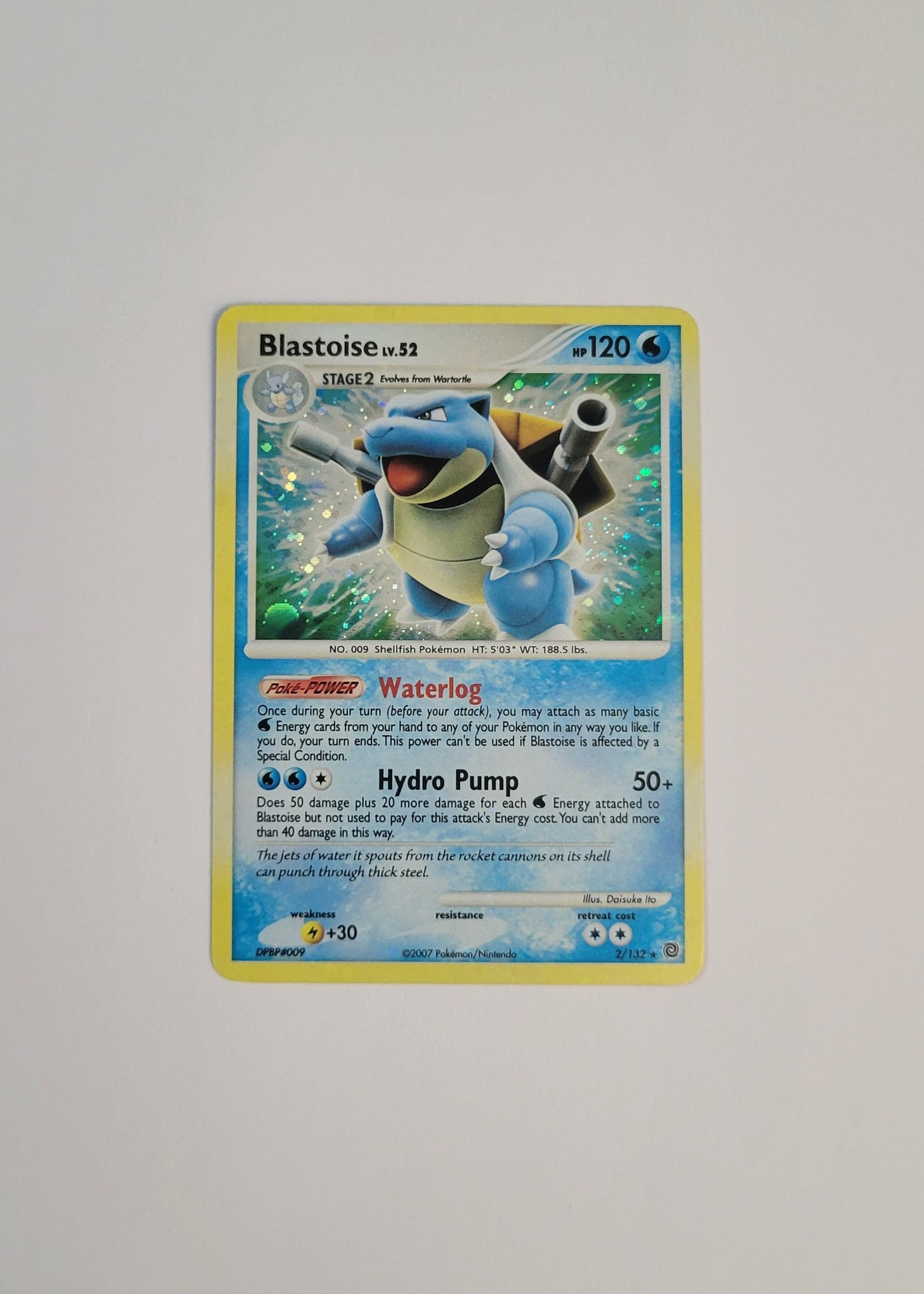 Blastoise LV.52 2/132 (Holo) - Secret Wonders