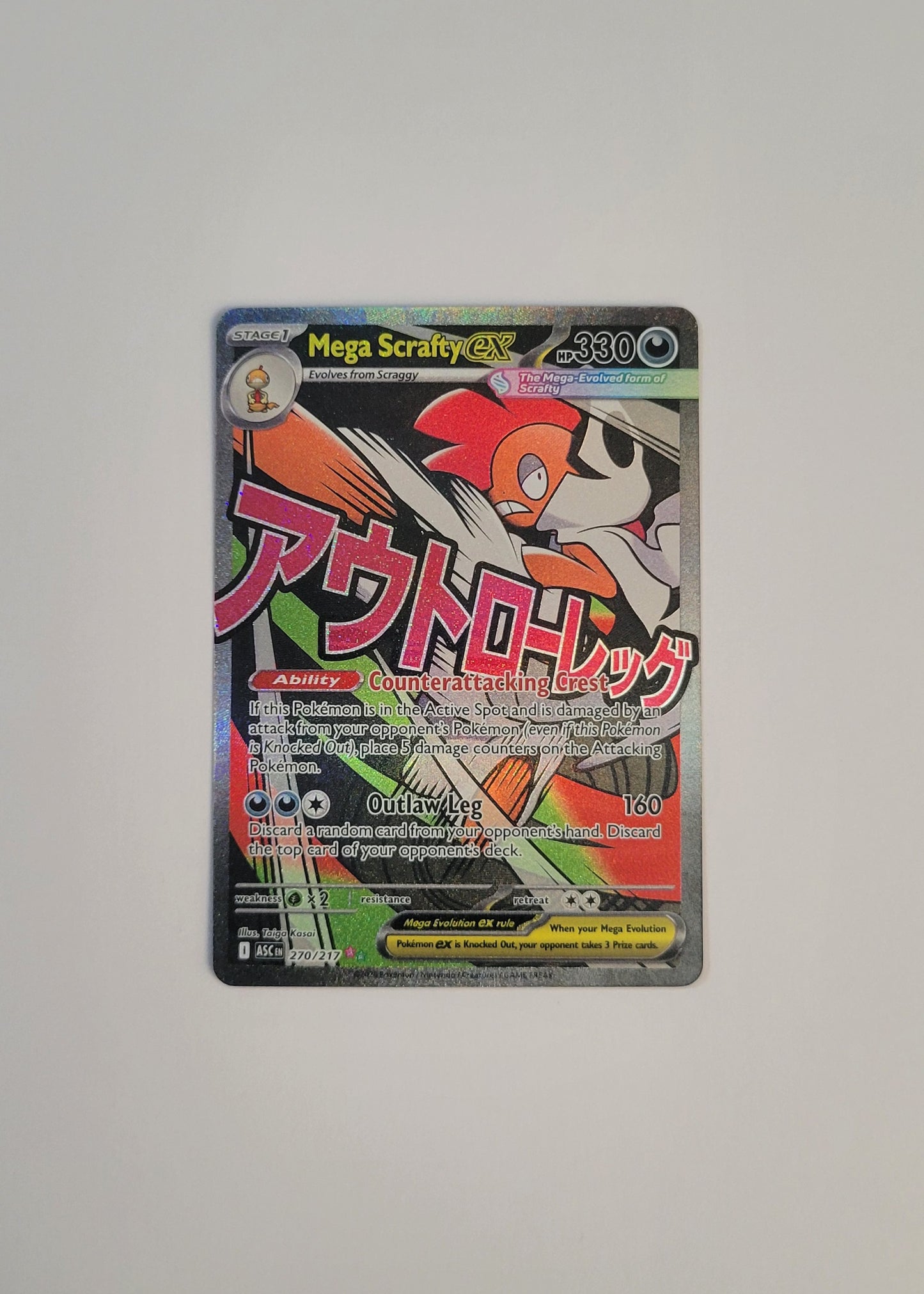 Mega Scrafty ex 270/217 - Ascended Heroes