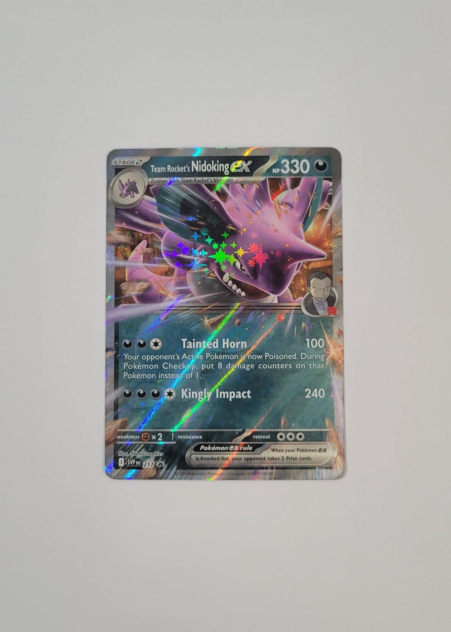 Team Rocket's Nidoking ex SVP217 - Black Star Promo
