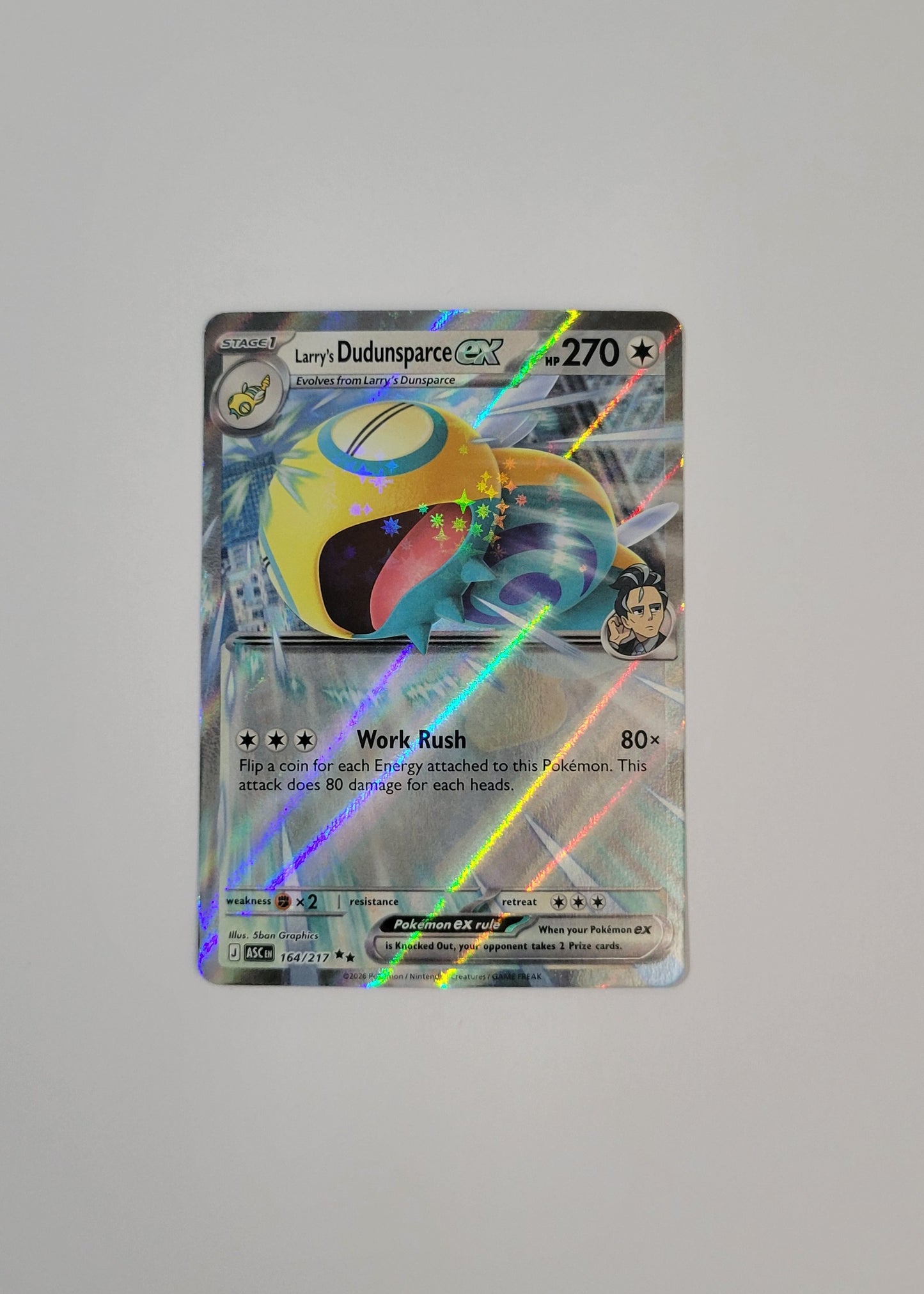 Larry's Dudunsparce ex 164/217 - Ascended Heroes