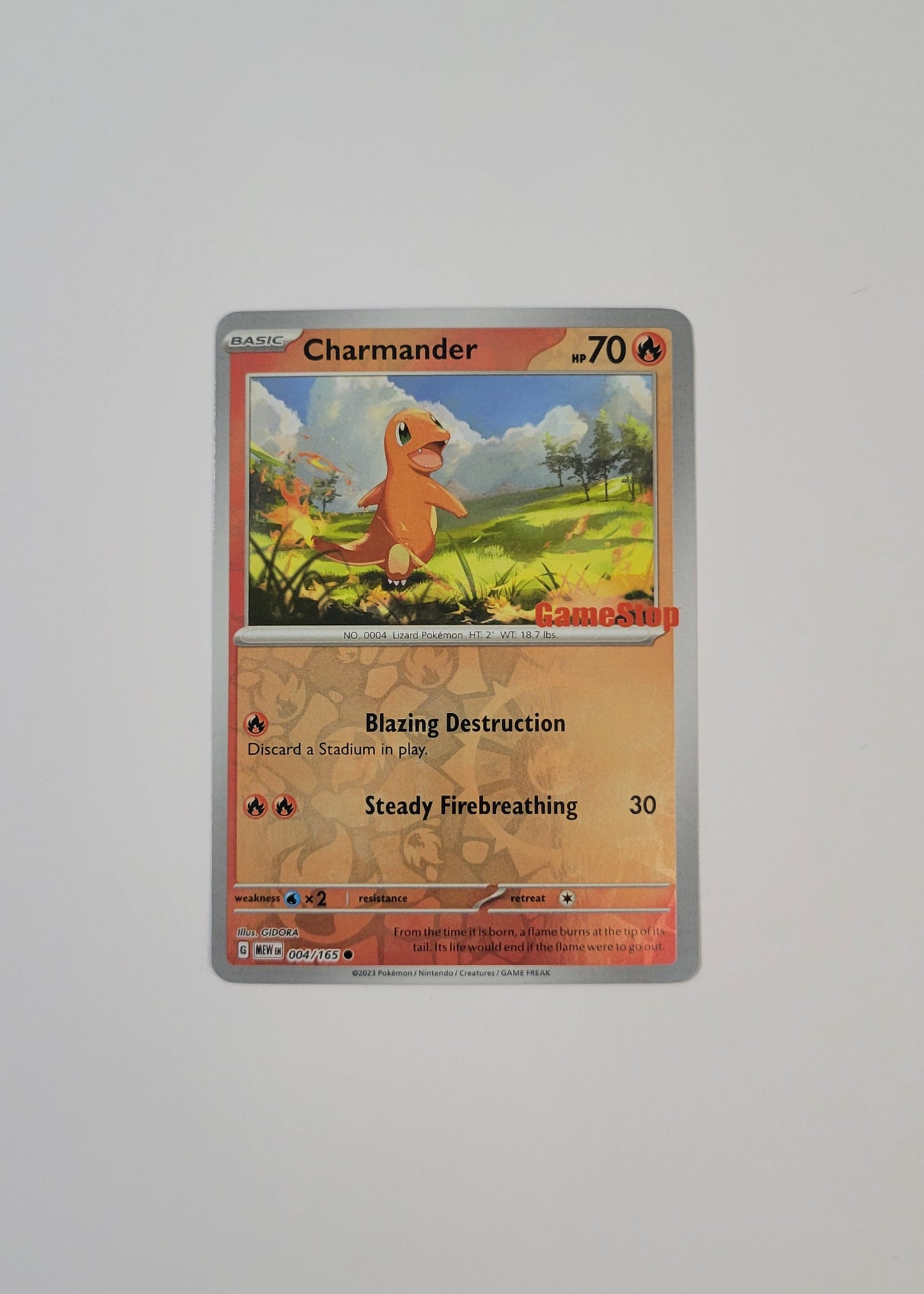 Charmander 004/165 (GameStop Stamped) - 151