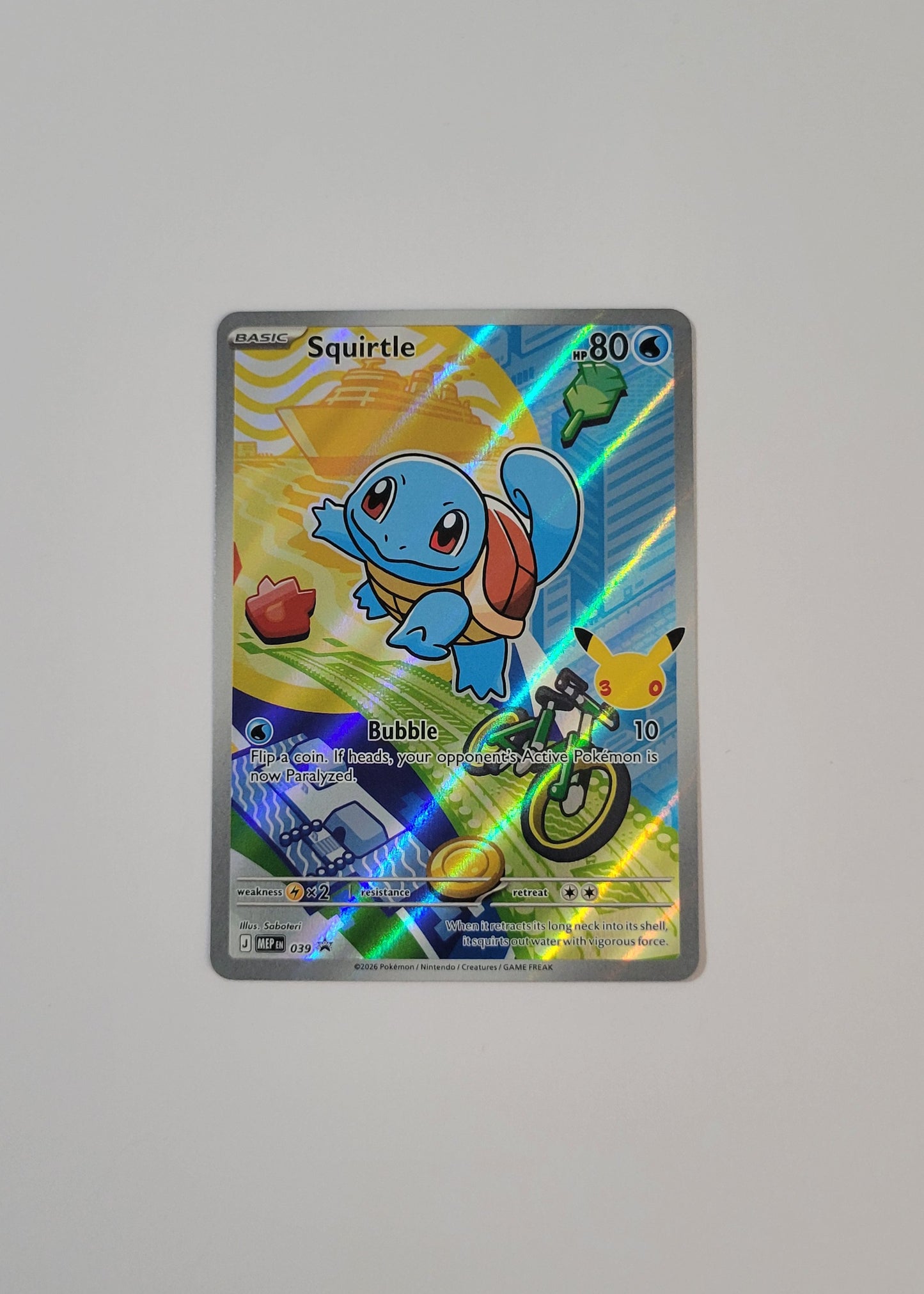 Squirtle MEP039 - Black Star Promo