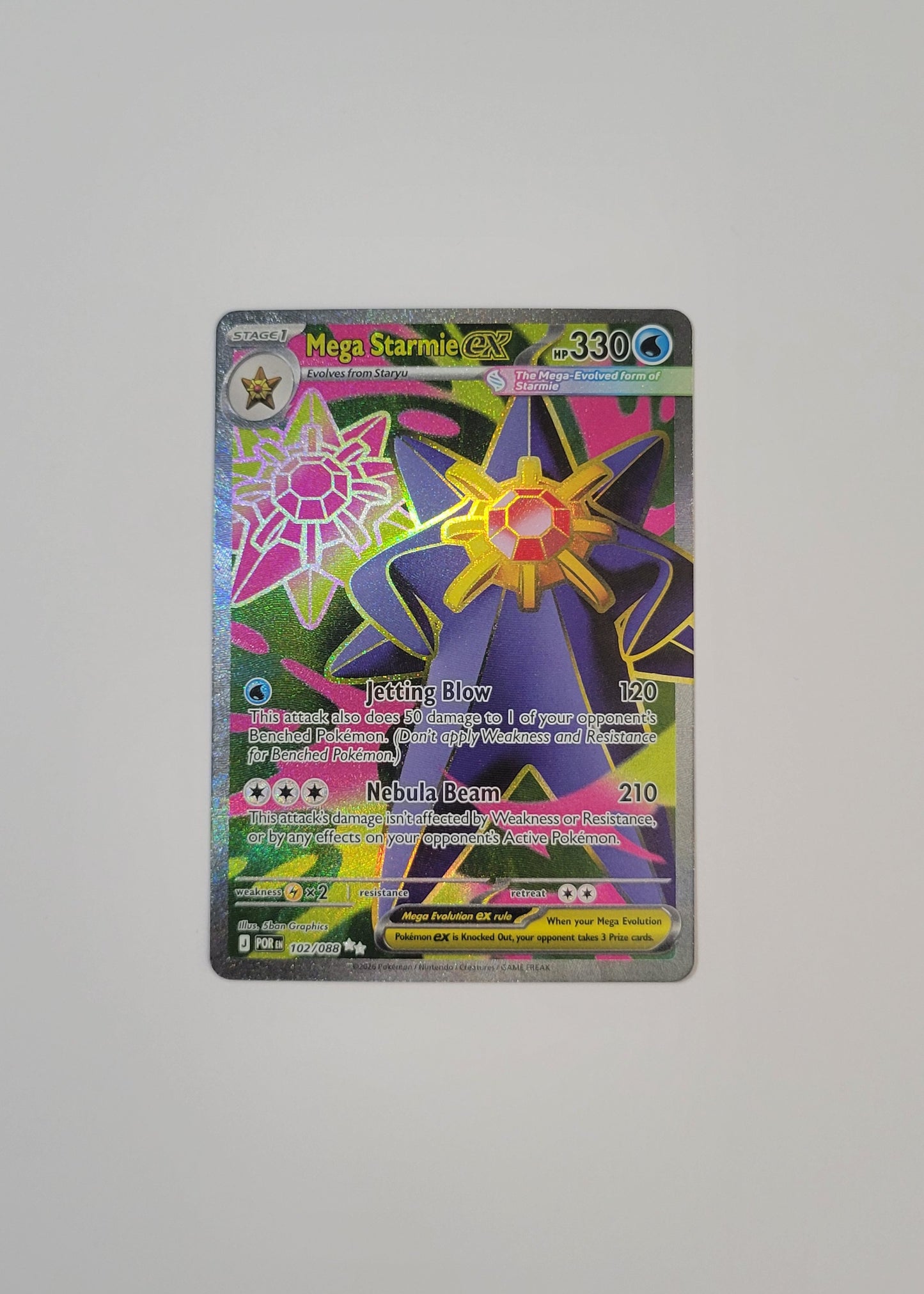 Mega Starmie ex 102/088 - Perfect Order