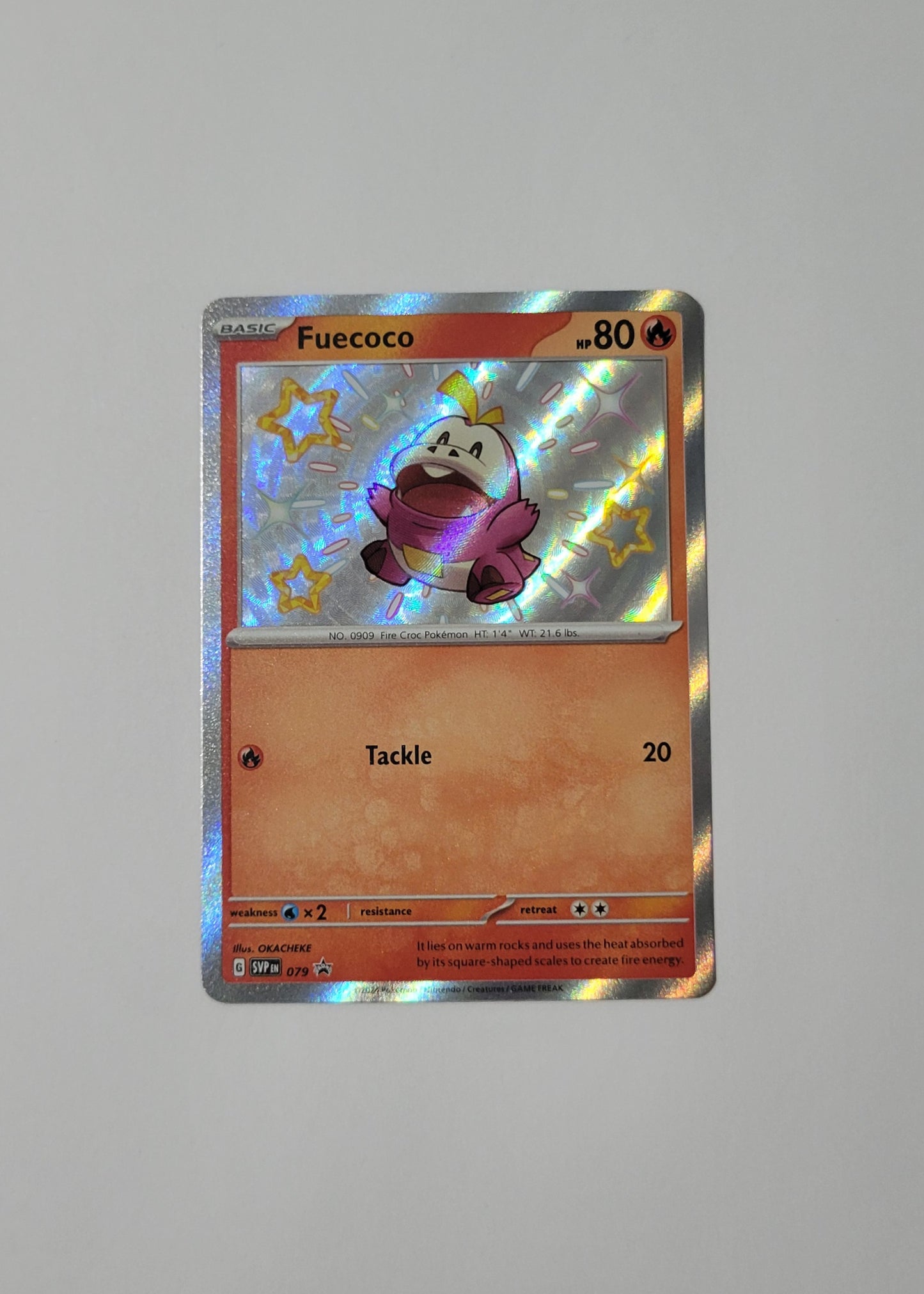 Fuecoco SVP079 - Black Star Promo