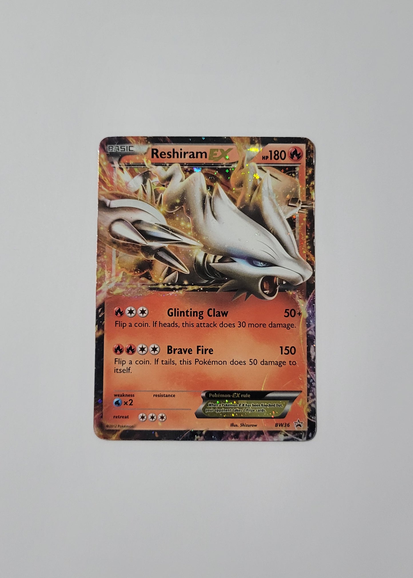 Reshiram EX BW36 - Black Star Promo