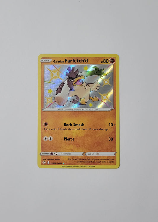 Galarian Farfetch'd SV063/SV122 - Shining Fates: Shiny Vault