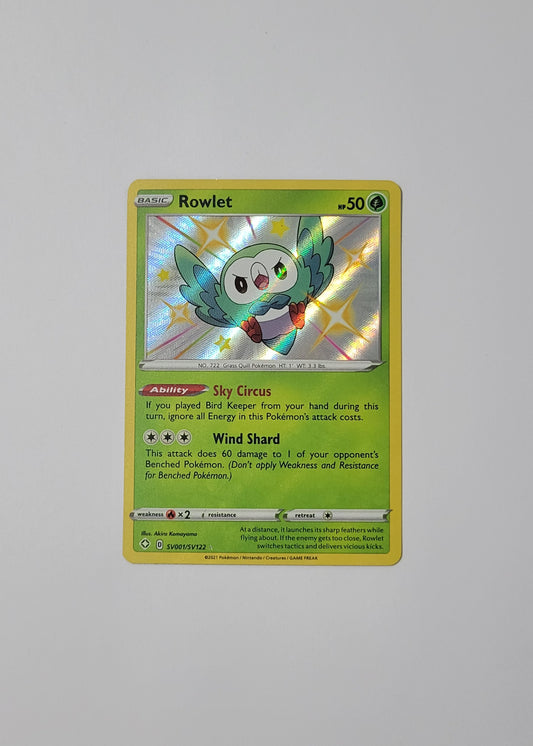 Rowlet SV001/SV122 - Shining Fates: Shiny Vault