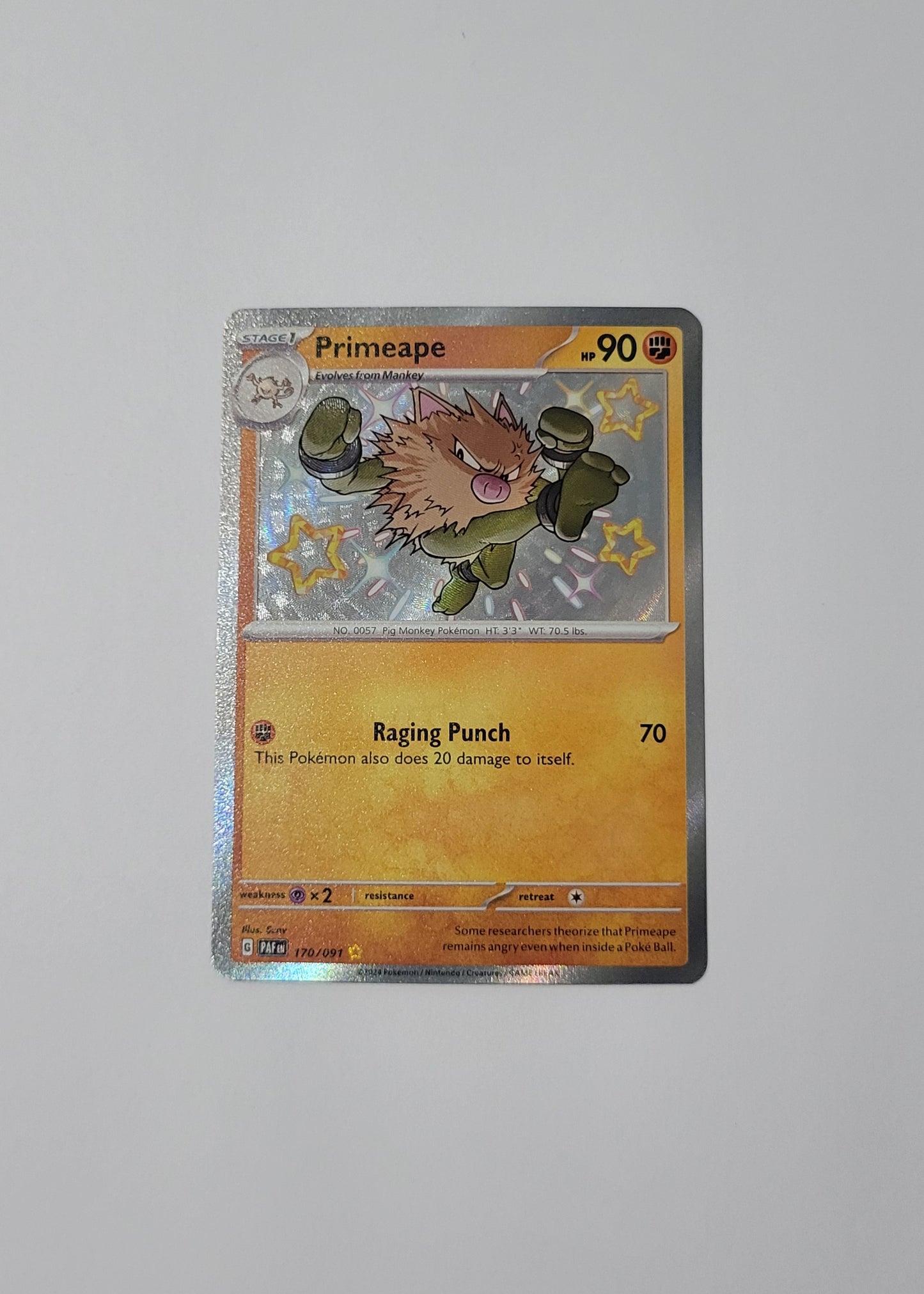 Primeape 170/091 - Paldean Fates