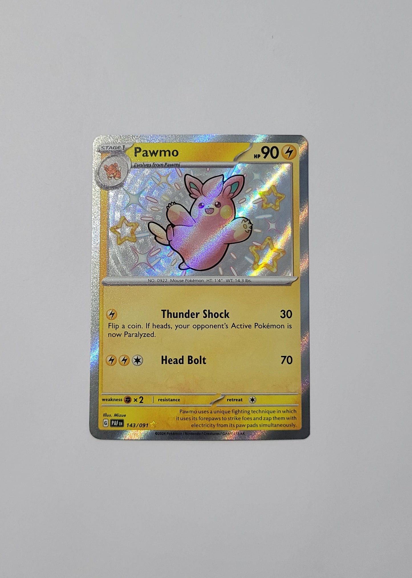 Pawmo 143/091 - Paldean Fates