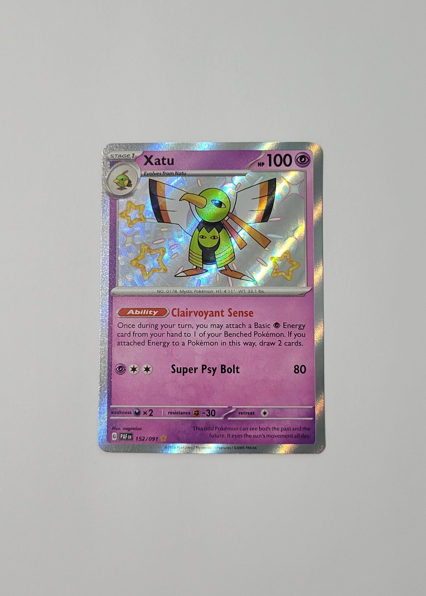 Xatu 152/091 - Paldean Fates