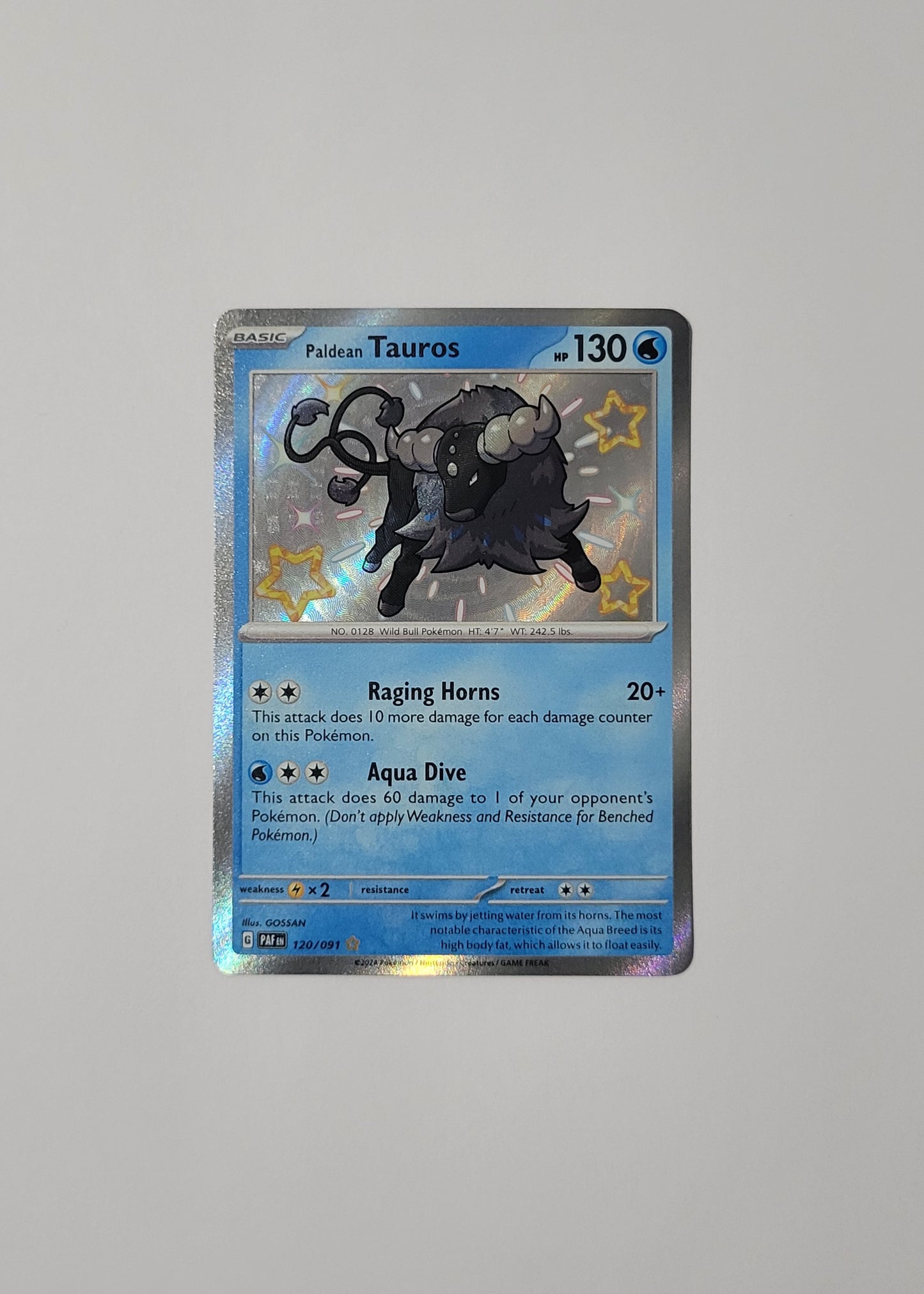 Paldean Tauros 120/091 - Paldean Fates