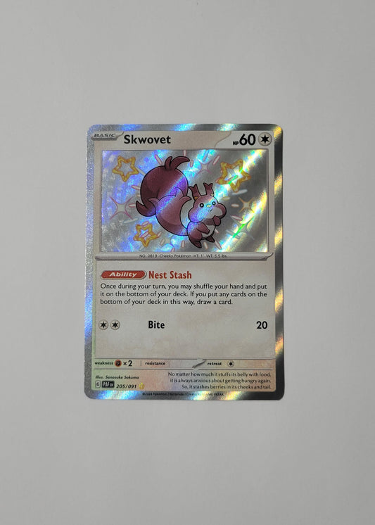 Skwovet 205/091 - Paldean Fates