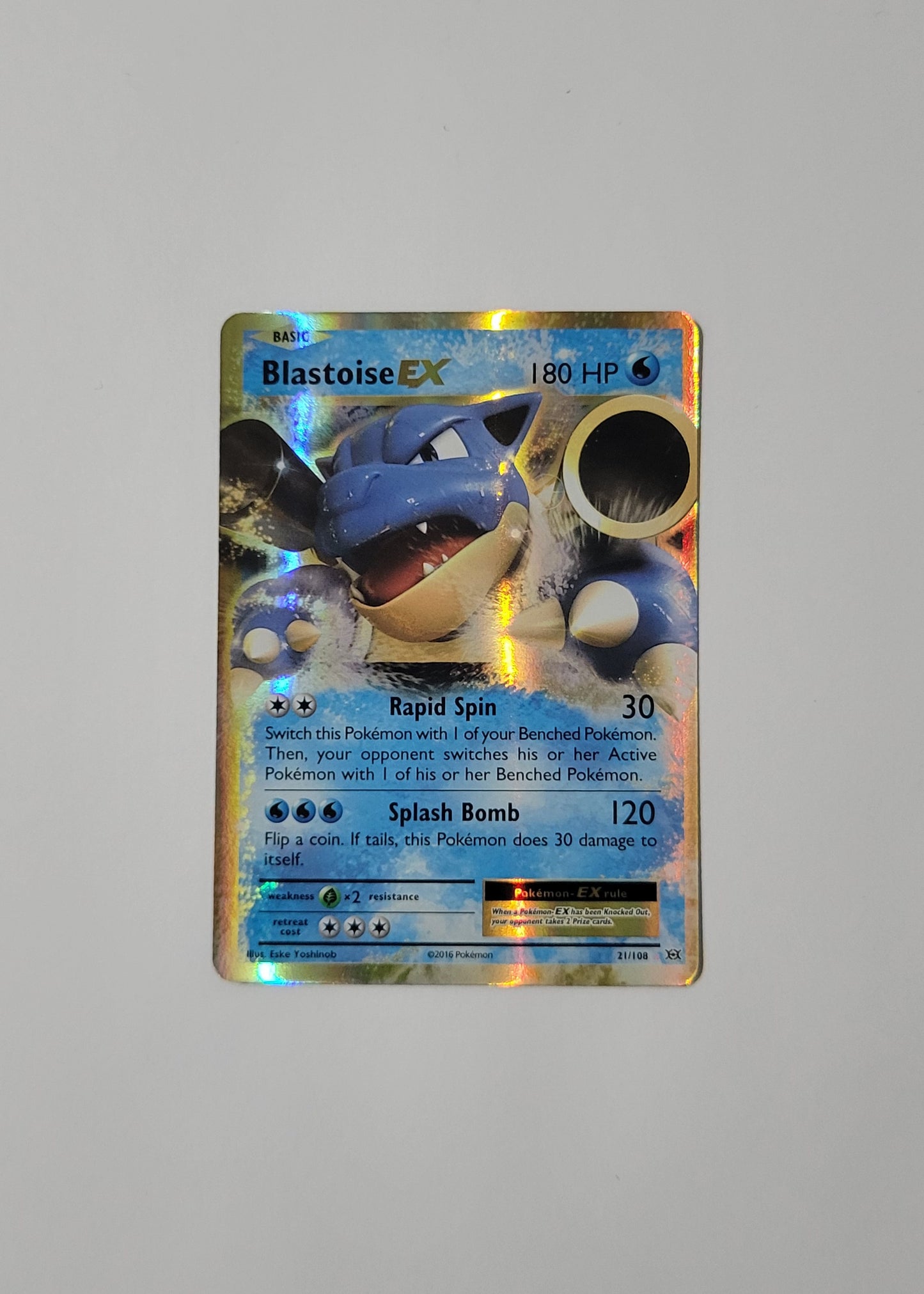 Blastoise EX 21/108 - Evolutions