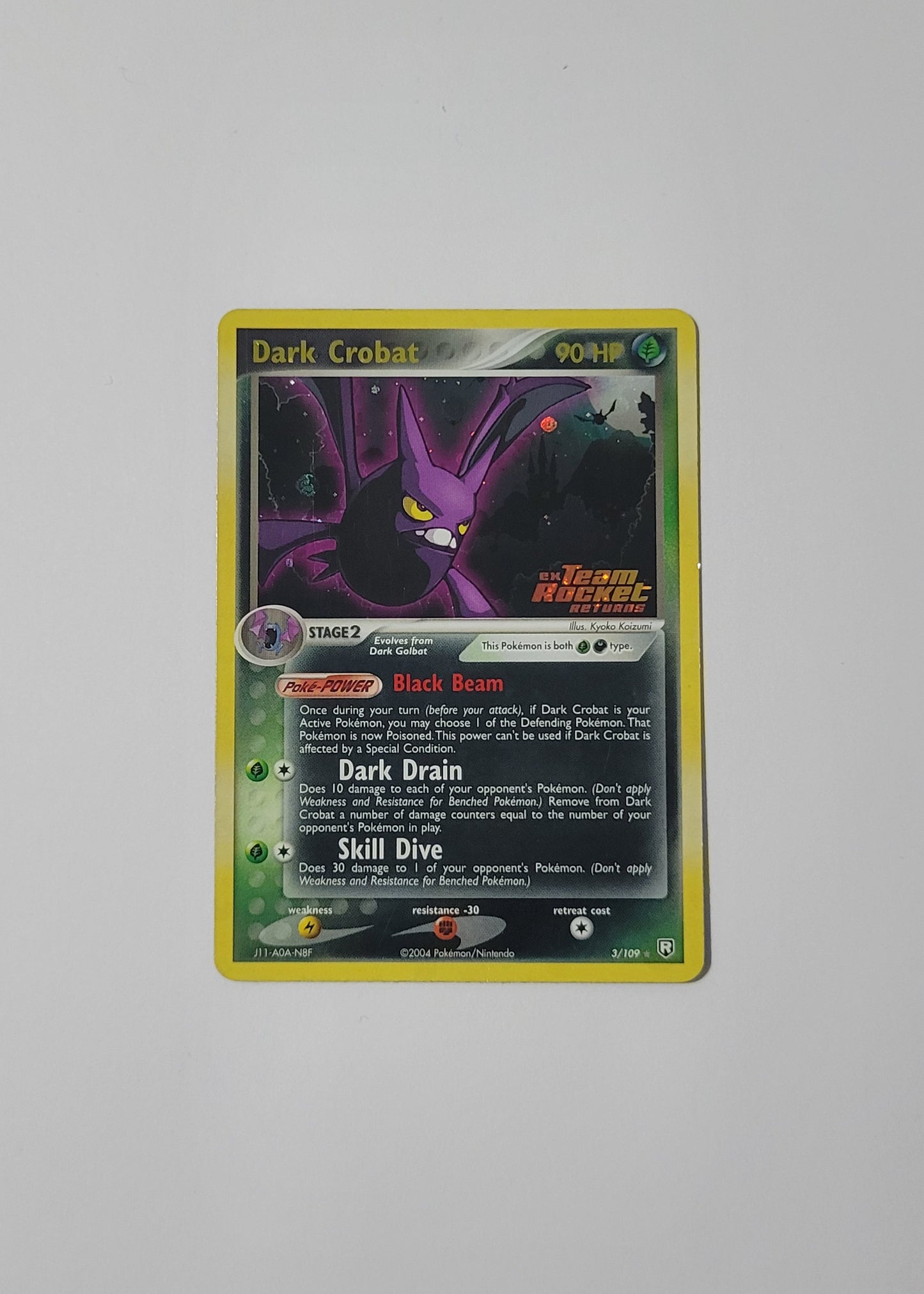 Dark Crobat 3/109 (Reverse Holo) - EX Team Rocket Returns