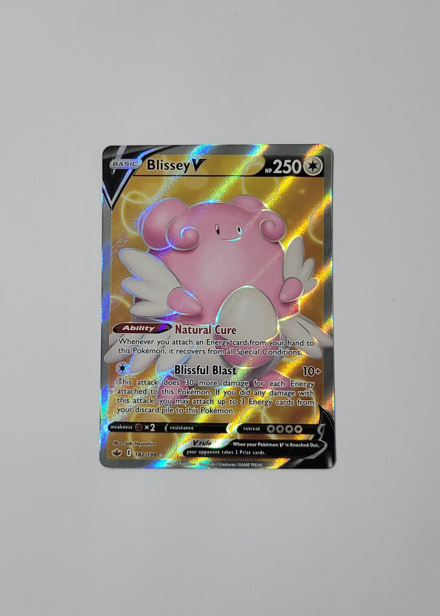 Blissey V 182/198 - Chilling Reign