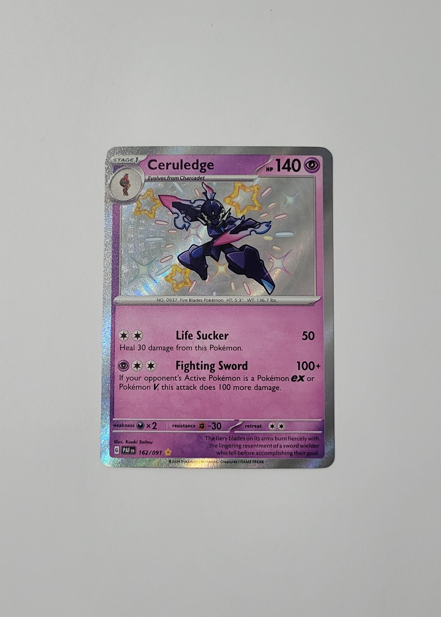 Ceruledge 162/091 - Paldean Fates
