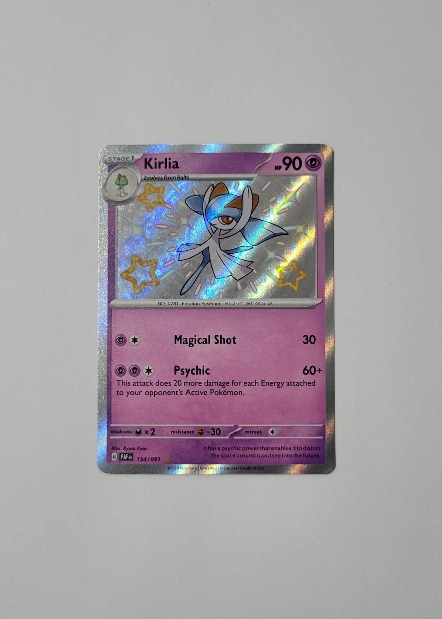 Kirlia 154/091 - Paldean Fates