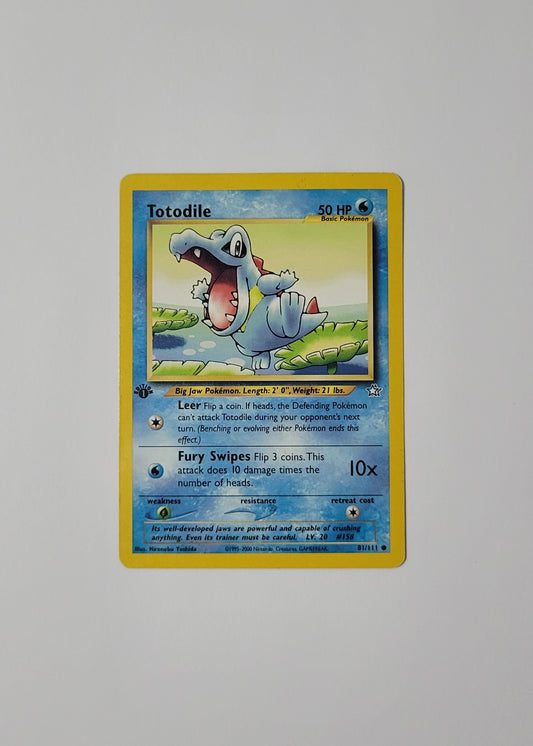 Totodile 81/111 - Neo Genesis (1st Edition)