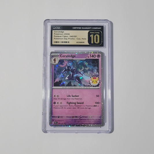 Ceruledge 040/091 (Pokémon Day 2024) - Paldean Fates - CGC Pristine 10