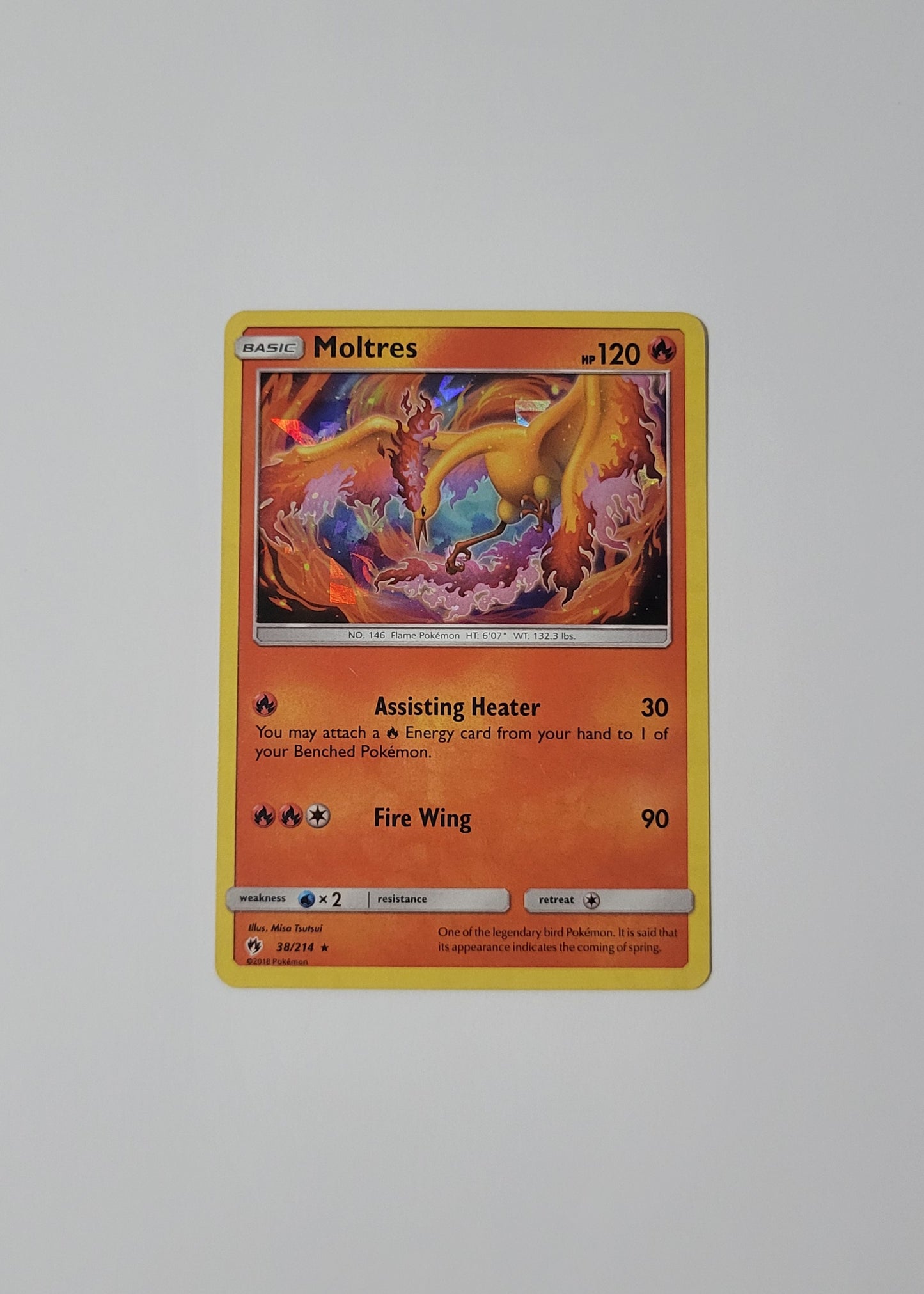 Moltres 38/214 (Cracked Ice) - Deck Exclusives