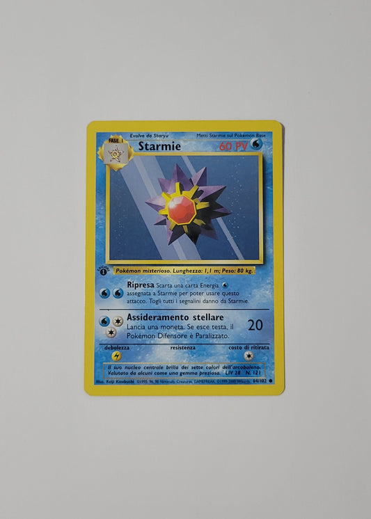 Starmie 64/102 - Base Set (Italian, 1st Edition)