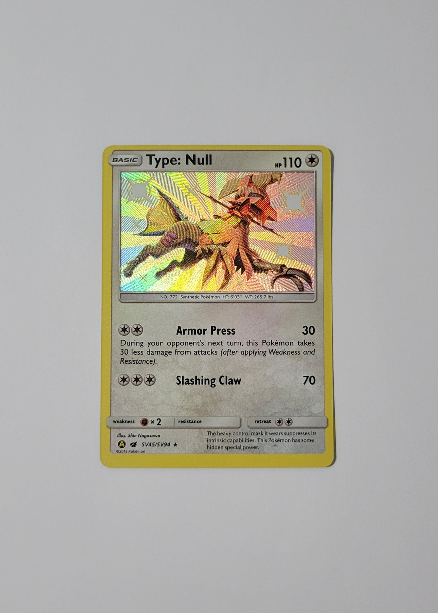 Type: Null SV45/SV94 - Hidden Fates: Shiny Vault