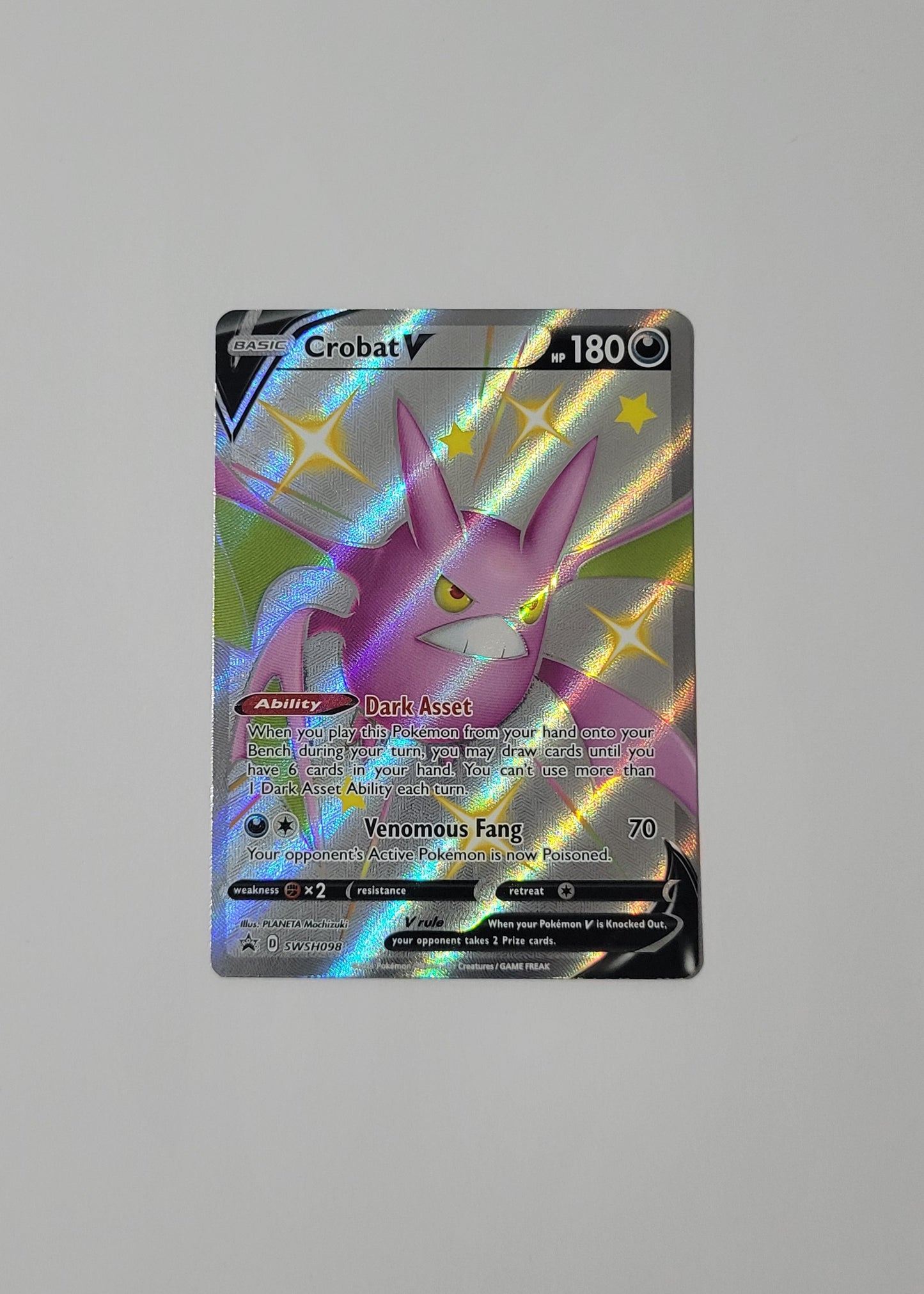 Crobat V SWSH098 - Black Star Promo