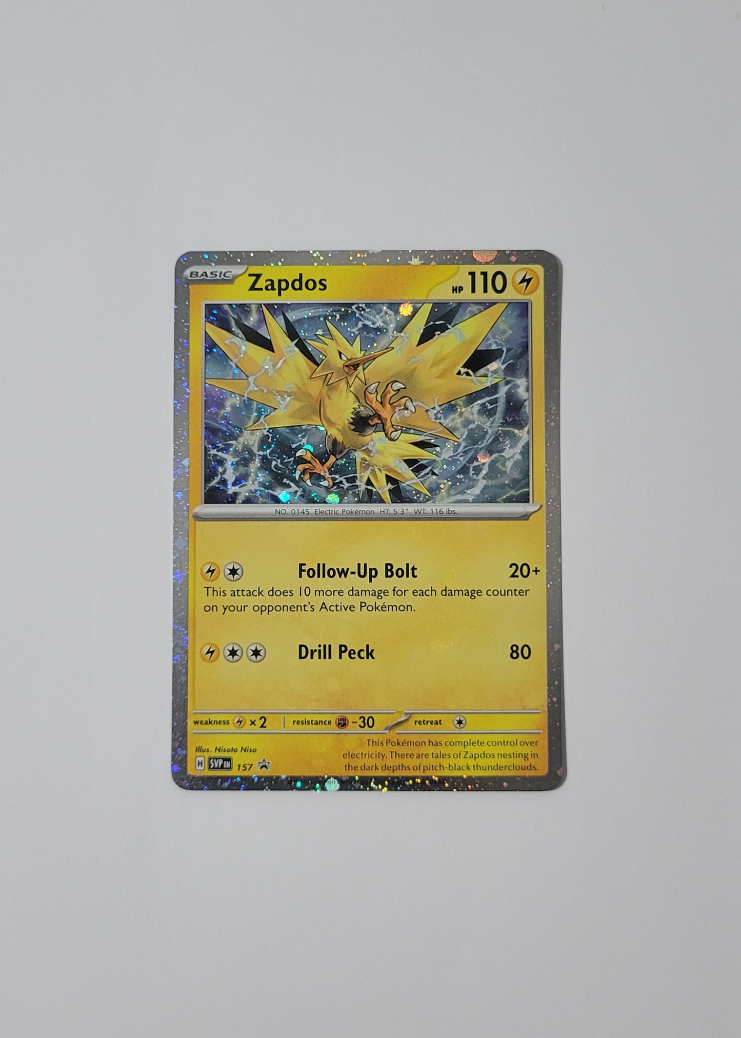 Zapdos SVP157 - Black Star Promo