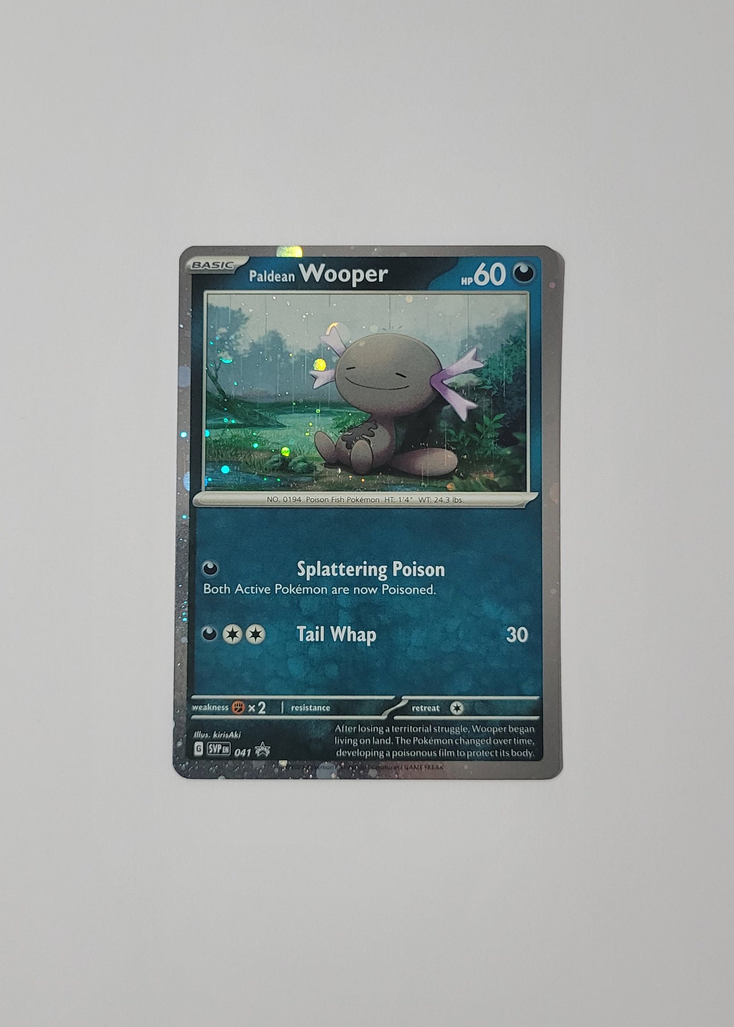 Paldean Wooper SVP041 - Black Star Promo