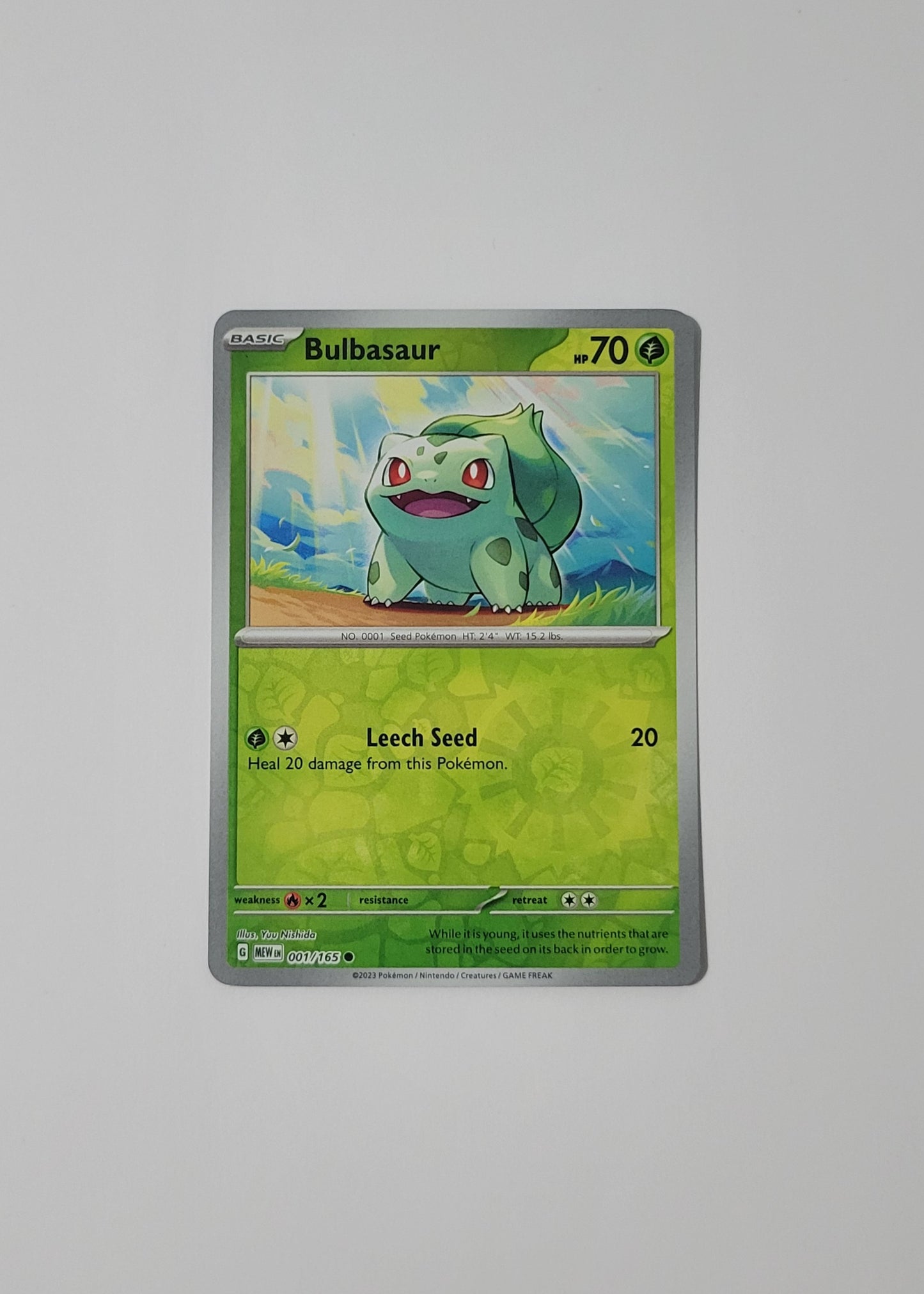 Bulbasaur 001/165 (Reverse Holo) - 151