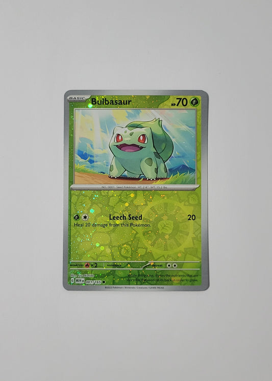 Bulbasaur 001/165 (Reverse Cosmos Holo) - 151
