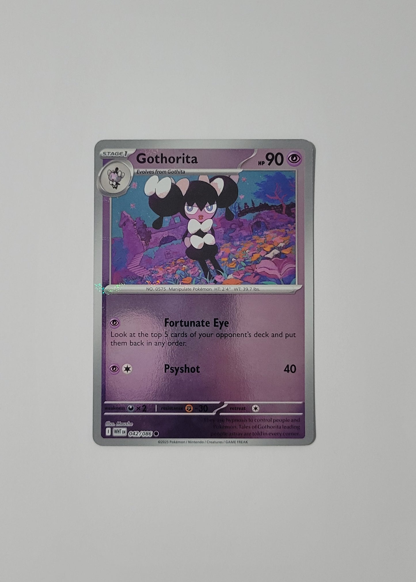 Gothorita 042/086 (Poké Ball) - White Flare