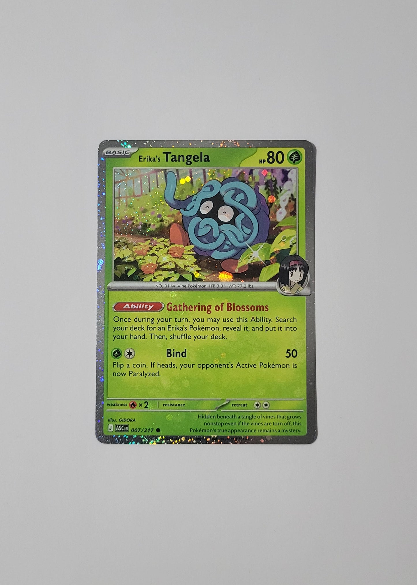 Erika's Tangela 007/217 (Cosmos Holo) - Ascended Heroes