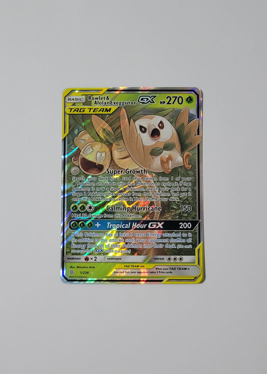 Rowlet & Alolan Exeggutor GX 1/236 - Unified Minds