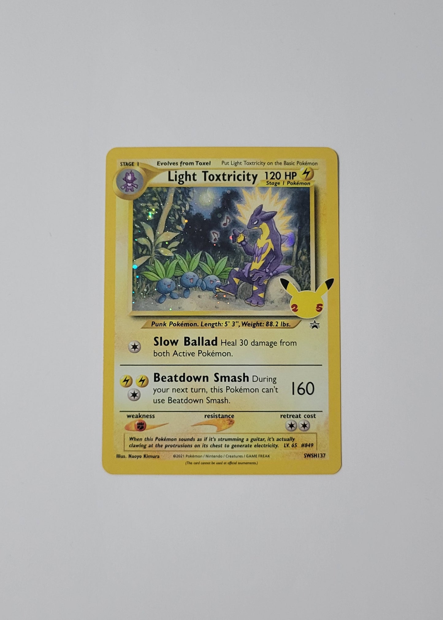 Light Toxtricity SWSH137 - Black Star Promo