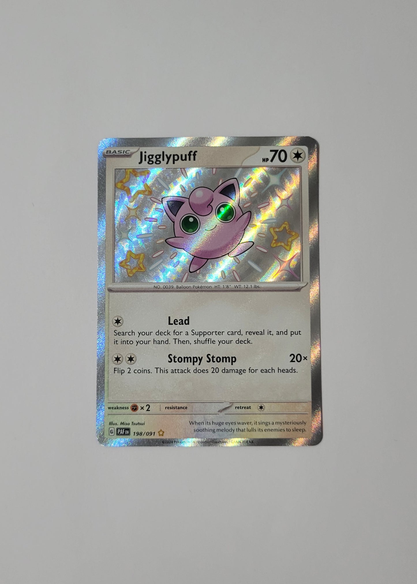 Jigglypuff 198/091 - Paldean Fates