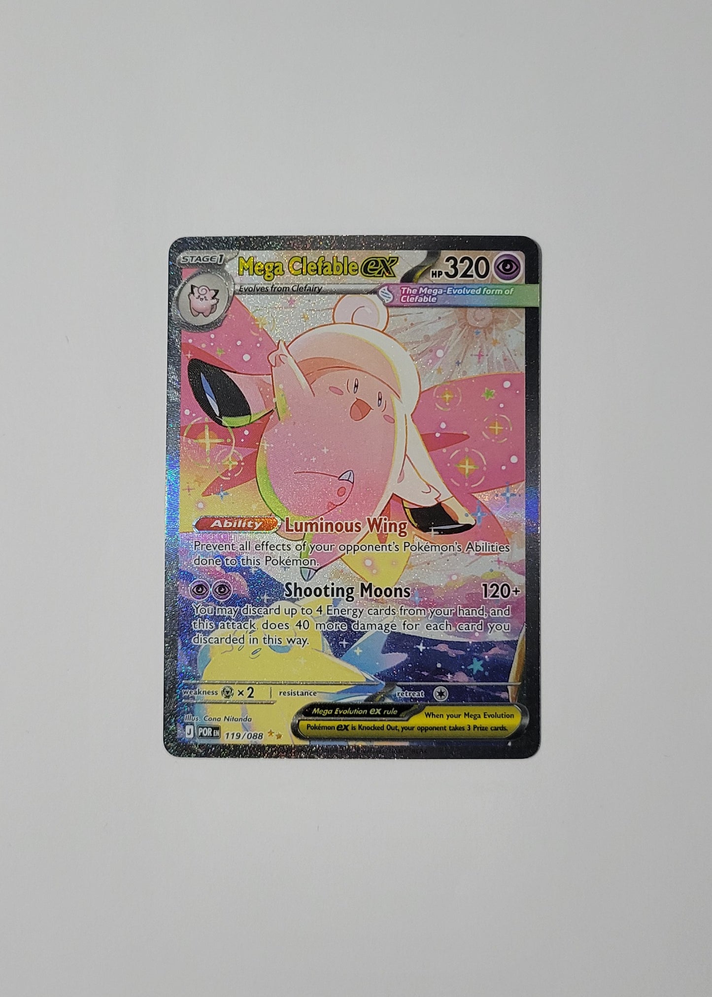 Mega Clefable ex 119/088 - Perfect Order