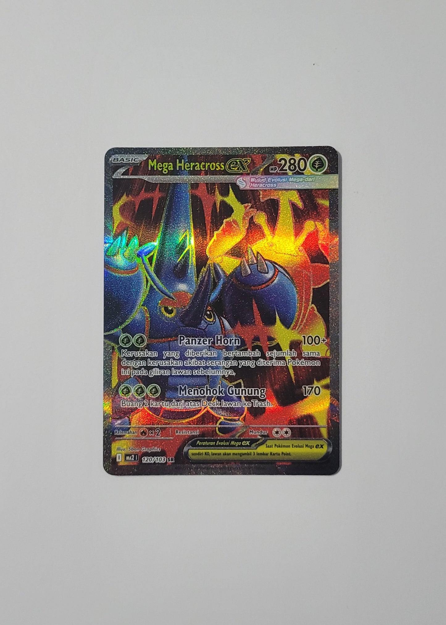 Mega Heracross 120/103 - Blue Blaze (Indonesian)