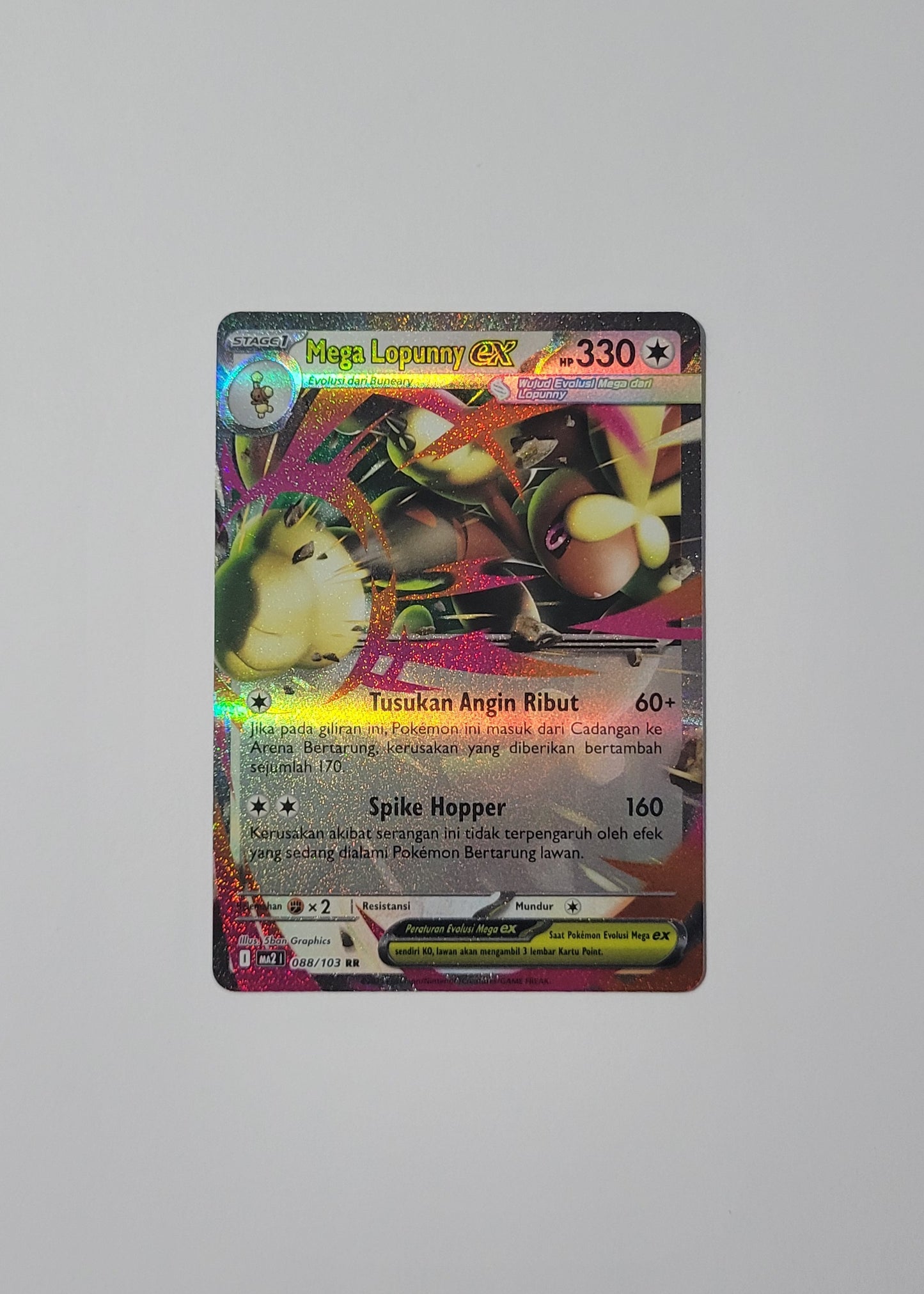 Mega Lopunny ex 088/103 - Blue Blaze (Indonesian)