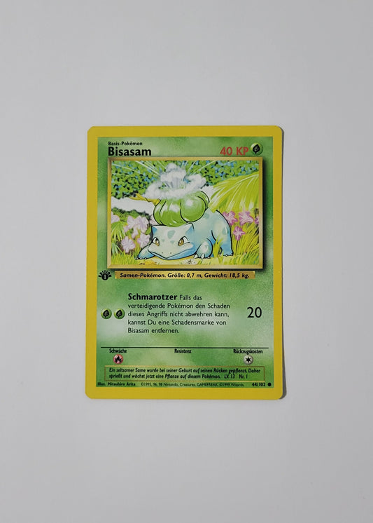 Bulbasaur[Bisasam] 44/102 - Base Set (German, 1st Edition)