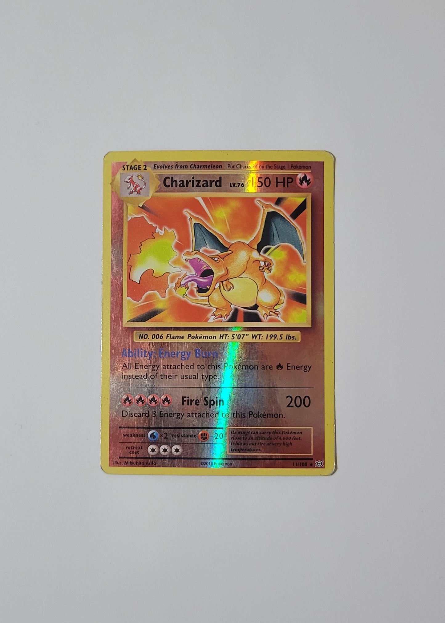 Charizard 11/108 (Reverse Holo) - Evolutions