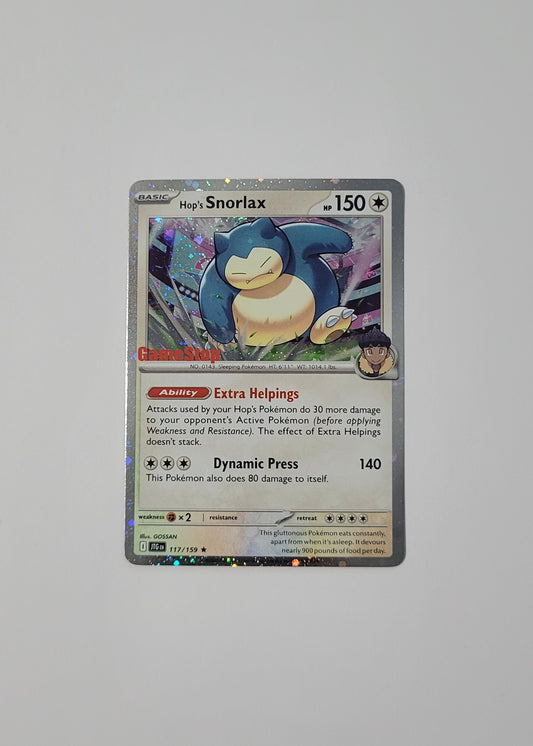 Hop's Snorlax 117/159 (Gamestop Stamped) - Journey Together